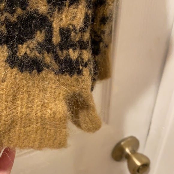 Madewell Pullover Alpaca & Wool Blend Animal Print Sweater NWT - Picture 13 of 16